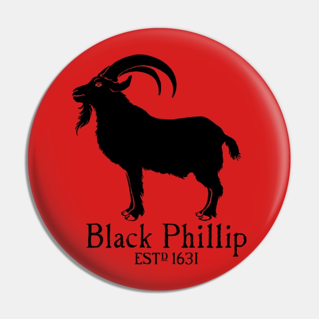 Black Philip Pin by castlepop