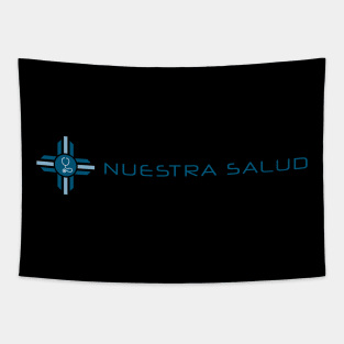 Nuestra Salud Black edition Tapestry