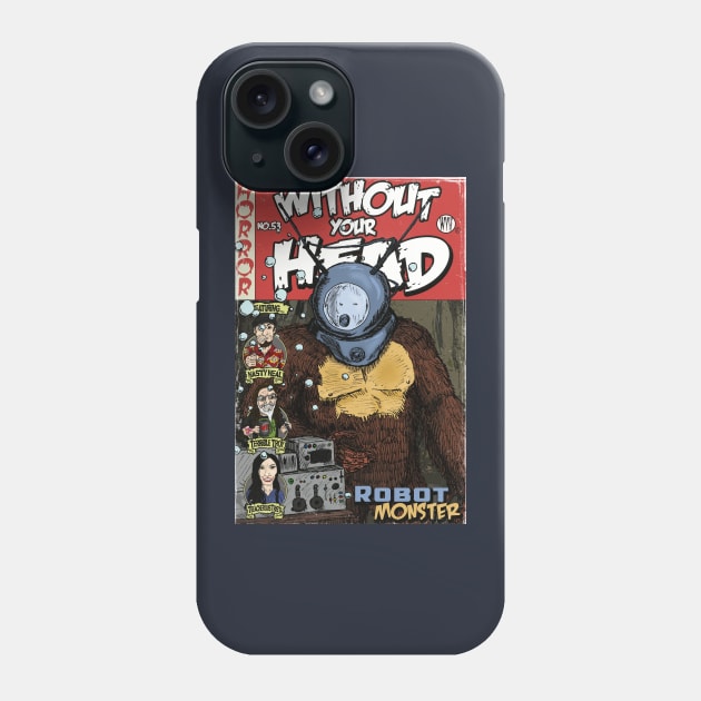B-Movie Monsters Vintage Comic Book #2 T-Shirt Phone Case by WithoutYourHead