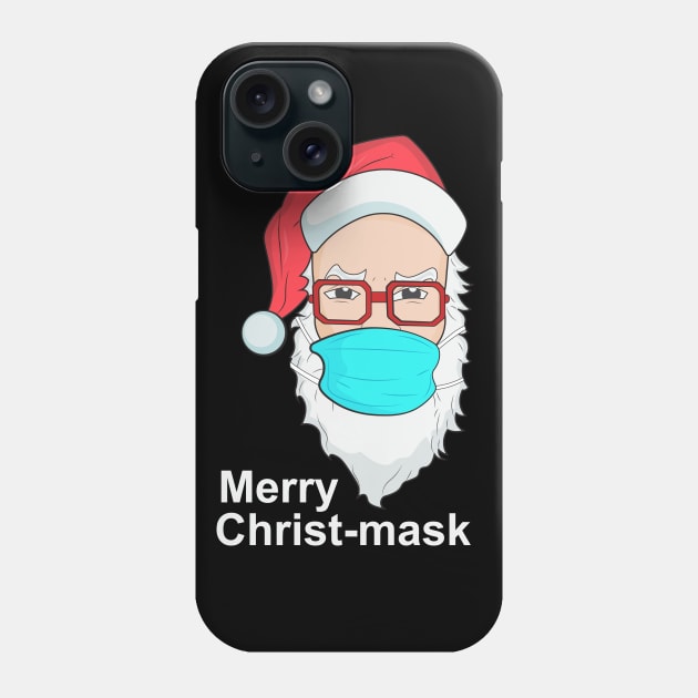 Merry Christmask Phone Case by novaya