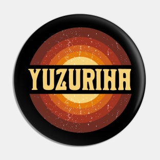 Vintage Proud Name Yuzuriha Birthday Gifts Circle Pin