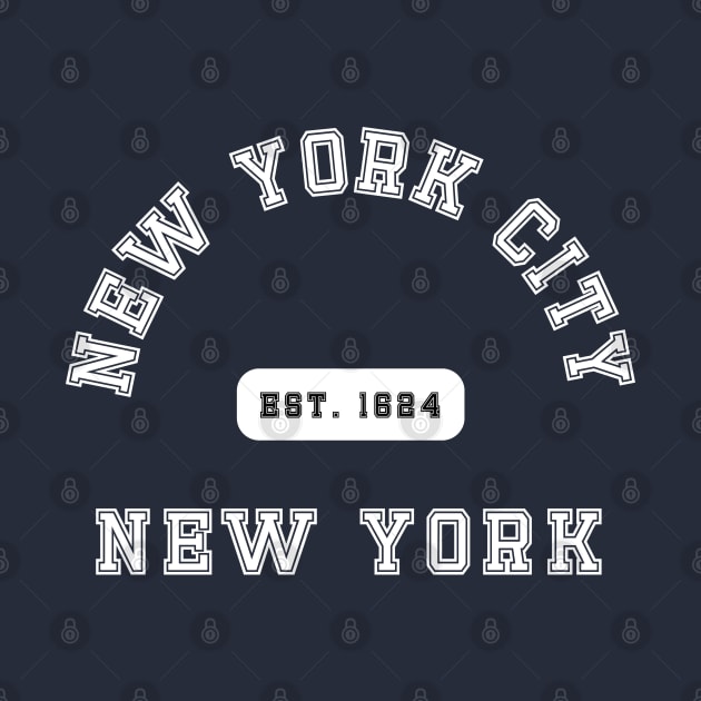 NYC Est 1624 by Proud Town Tees