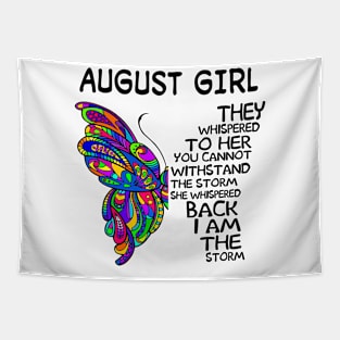 Butterfly August Girl I Am The Storm Tapestry