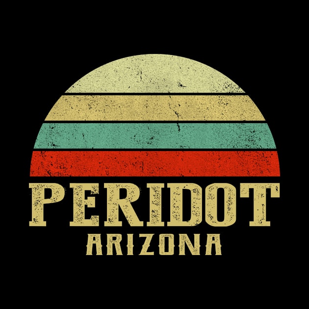 Peridot Arizona Vintage Retro Sunset by Curry G
