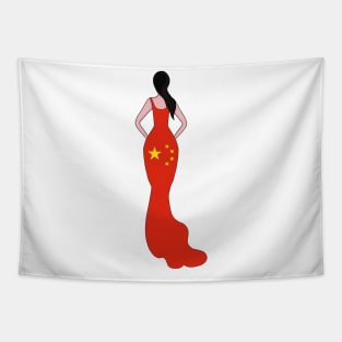 China Woman Tapestry