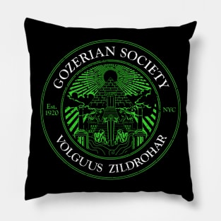 Gozerian Society - Green Slime Variant Pillow