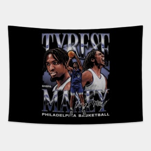 Tyrese Maxey Philadelphia Vintage Tapestry