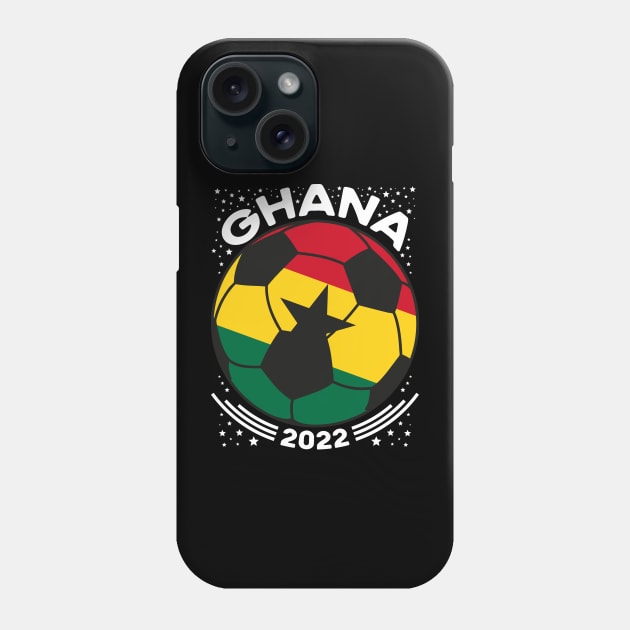 Ghana Flag Soccer Football Team Phone Case by mcoshop