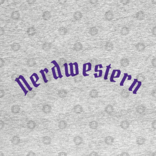 Discover Nerdwestern Purple - Northwestern - T-Shirt