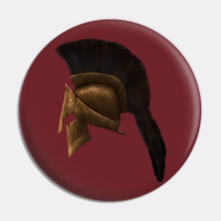 Spartan Helmet Pin