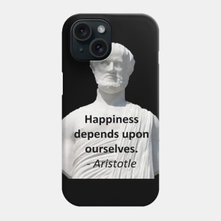 Aristotle - Happines Phone Case