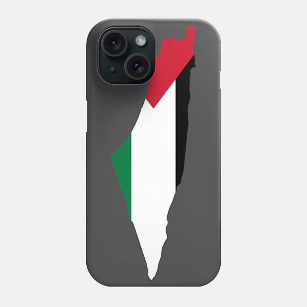 Palestine Flag Map Phone Case by Historia