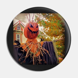 Scary Scarecrow Pin