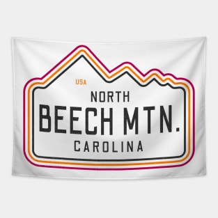 Visiting NC Mountain Cities Beech Mountain, NC Neon Range Tapestry