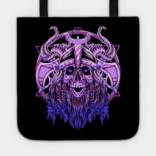 Skull Viking Tote