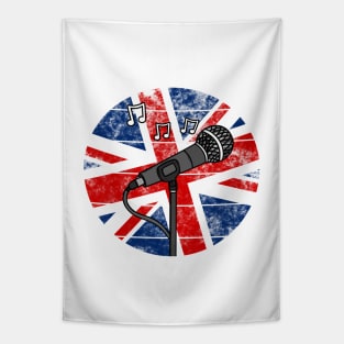 Singer Vocalist UK Flag Singing Teacher British Musician Tapestry