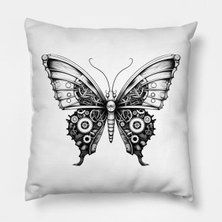 Biomechanical Butterfly Pillow