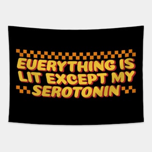 Everything is lit except my serotonin Tapestry