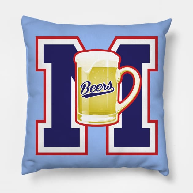 The Beers Pillow by Punksthetic