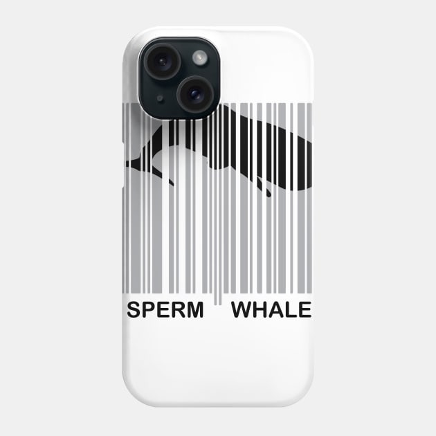 Sperm Whale Phone Case by at1102Studio