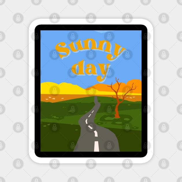 Sunny Day Soirée Magnet by PoiesisCB