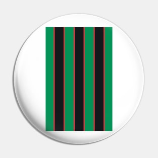 Villa Retro 1993 - 95 Green Black and Red Striped Pin