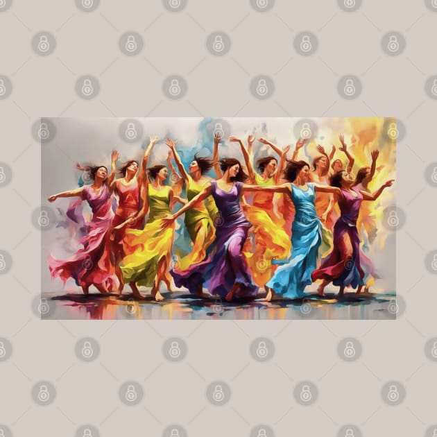 Nine Ladies Dancing Galatians 5:22-23 by taiche