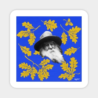 Walt Whitman | Iconic American Poet | Digital Painting Magnet