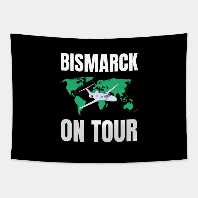 Bismarck on tour Tapestry by InspiredCreative