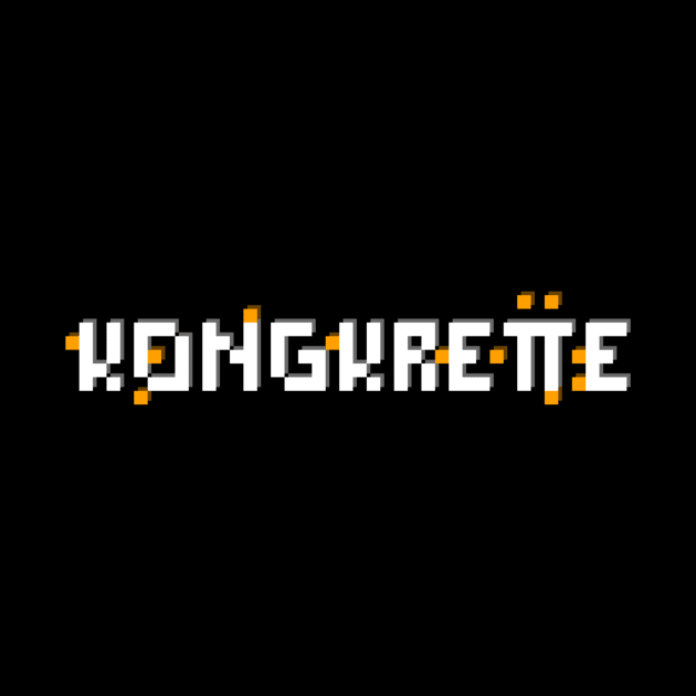 KONGKRETTE white banner by The KongKrette Crate