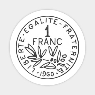 1 Franc - 1960 Magnet