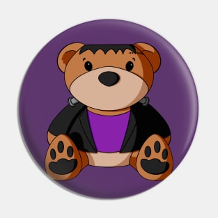 Fancy Frankenstein Teddy Bear Pin