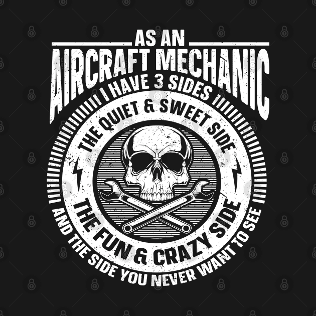 Aircraft Mechanic Aviation Airplane Mechanic by IngeniousMerch