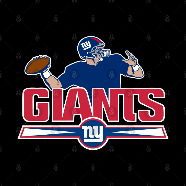 Ny Giants Football Team by Leopards