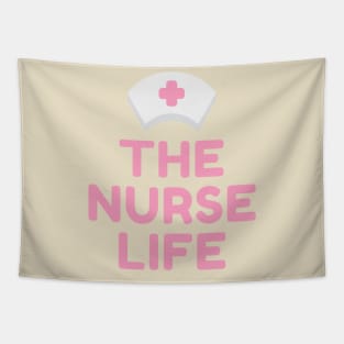 Pink Heartbeat: Nurse Professional Design Tapestry