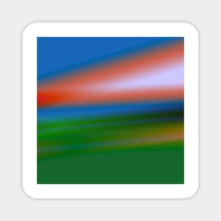 RED BLUE GREEN TEXTURE Magnet