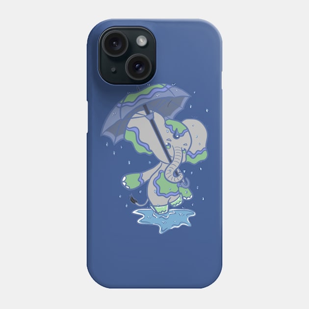 Splish Splash (Green) Phone Case by CurlieFri