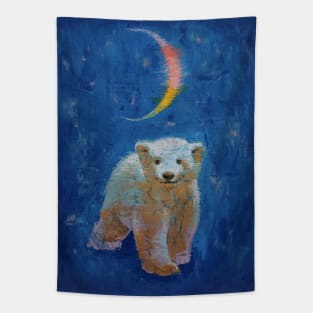 Polar Bear Cub Tapestry