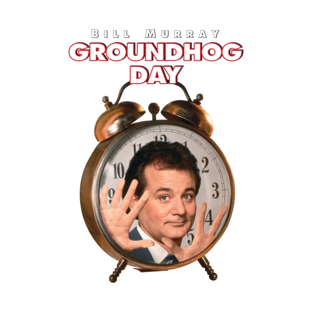 Groundhog Day Retro 90s Movie Comedy by asheribtllo