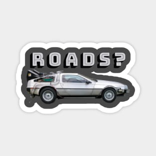 8 Bit Delorean Magnet