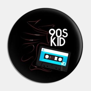 90's Kid's Retro Cassette Tape Pin