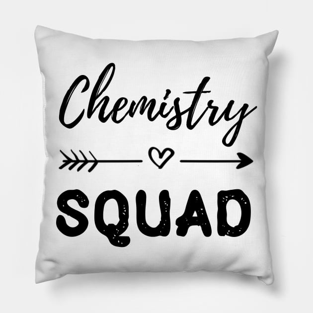 chemistry squad Pillow by IndigoPine