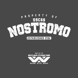 Property of USCSS Nostromo (worn look) T-Shirt