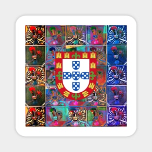 Portuguese folk art Magnet