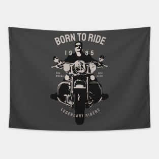 Born to Ride Legendary Riders Tee | Vintage Motorcycle Enthusiast Tapestry