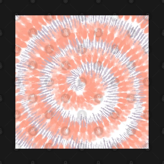 Pastel Spiral Tie Dye Pattern by Art by Ergate