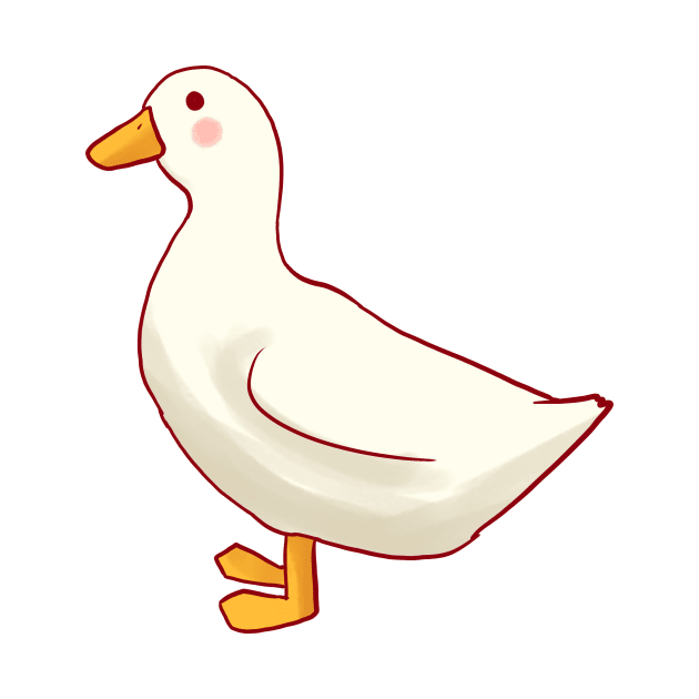 Duck drawing by Mayarart