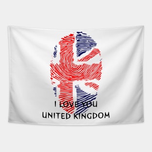 I love you united kingdom Tapestry