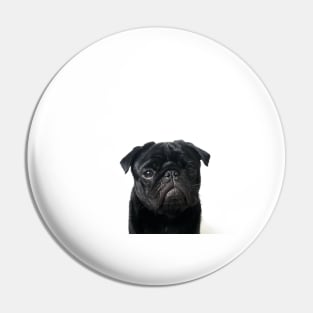 Hugo - The Black Pug Pin