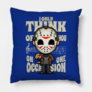 Cute Friday Slasher Funny Meme Pillow